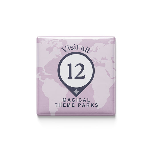 Visit All Disney Parks Worldwide Magnet