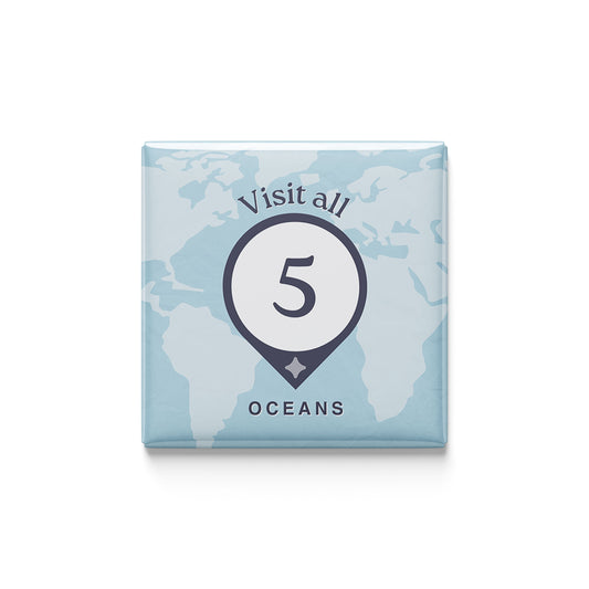 Visit Every Ocean Magnet