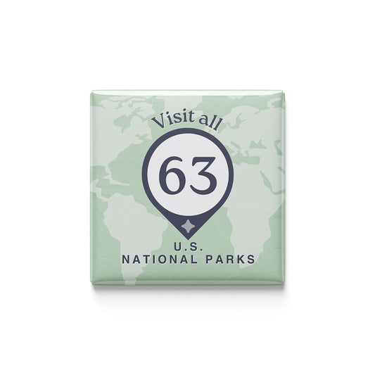 Visit All U.S. National Parks Magnet