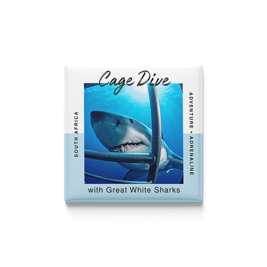 Cage Dive with Great White Sharks Magnet
