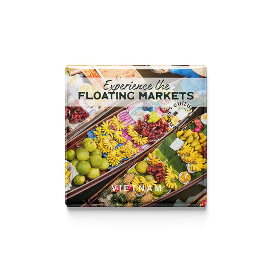 Floating Markets of Vietnam Magnet