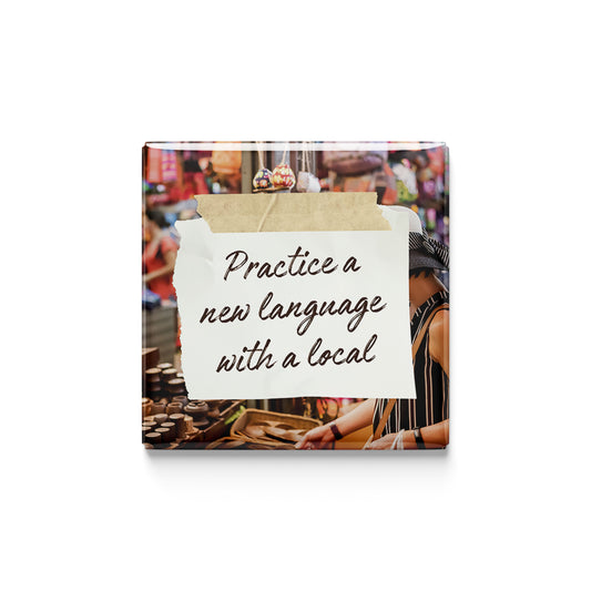 Practice a New Language Magnet