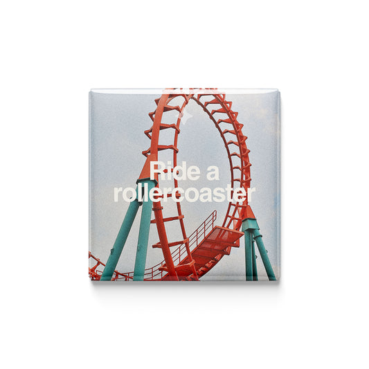 Ride a Rollercoaster Magnet