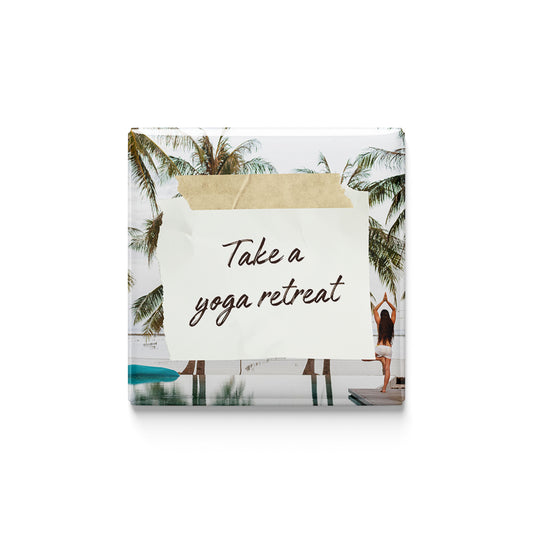 Take a Yoga Retreat Magnet